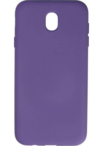 Newface Samsung Galaxy J7 Pro / J730 Kılıf Nano Içi Kadife Silikon - Mor