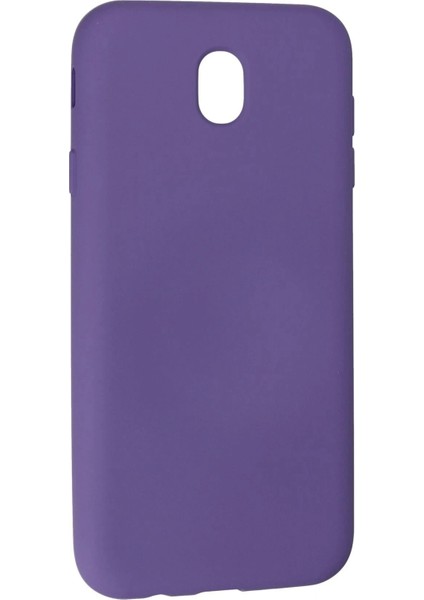 Newface Samsung Galaxy J7 Pro / J730 Kılıf Nano Içi Kadife Silikon - Mor modelleri