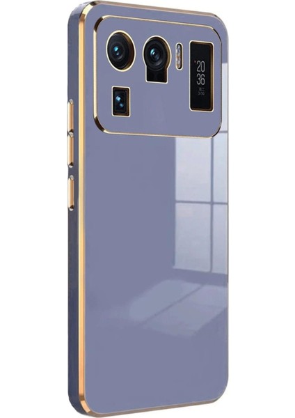 Newface Xiaomi Mi 11 Ultra Kılıf Volet Silikon - Mavi modelleri