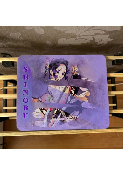Demon Slayer Shinobu Mousepad 17,5X21,5CM – Kimetsu No Yaiba Anime Mousepad fiyatları