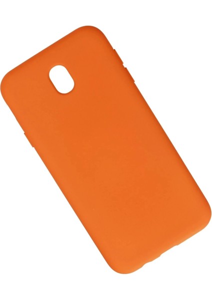 Newface Samsung Galaxy J7 Pro / J730 Kılıf Nano Içi Kadife Silikon - Turuncu fiyatları