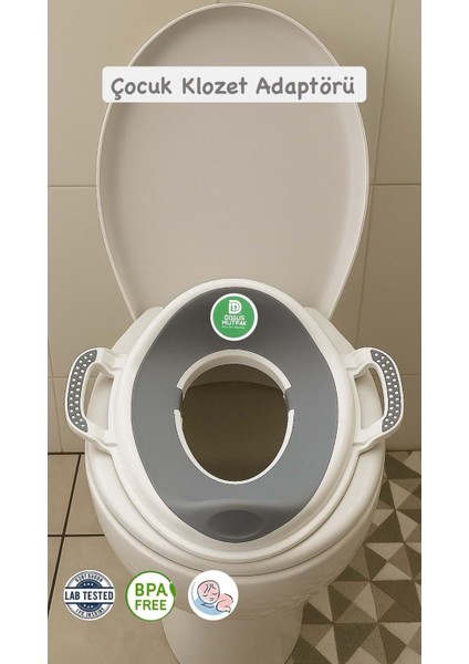 El Destekli Çocuk Klozet Adaptörü Tuvalet Wc Eğitimi Lazımlık Aparat fırsatları
