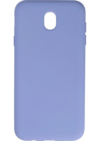 Newface Samsung Galaxy J7 Pro / J730 Kılıf Nano Içi Kadife Silikon - Lila