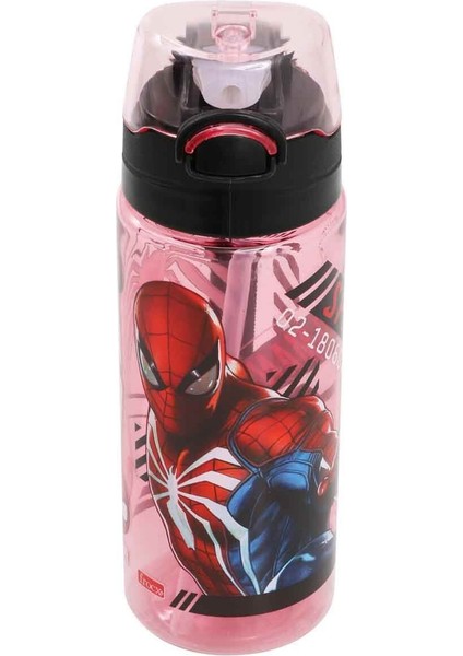 Spiderman Matara 500 ml Kırmızı Renk 1 Adet Erkek Çocuk Örümcek Adam Lisanslı Suluk Okul Matarası Öğrenci Suluğu