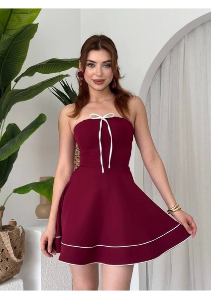 Yuna Straplez Elbise