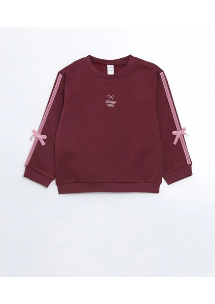 Lcw Kids Bordo Bisiklet Yaka Baskılı Kız Çocuk Eşofman Takım fiyatları