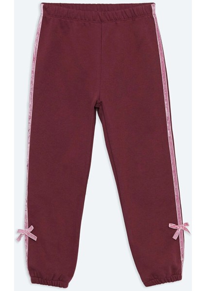 Lcw Kids Bordo Bisiklet Yaka Baskılı Kız Çocuk Eşofman Takım fırsatları