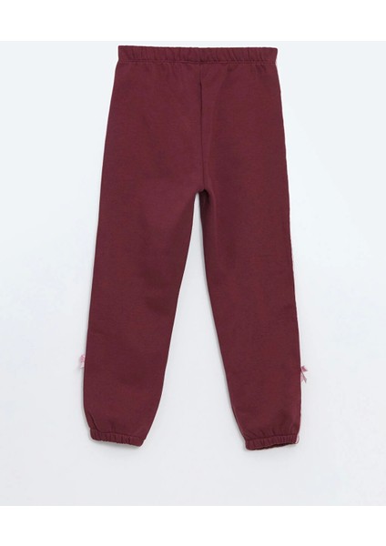 Lcw Kids Bordo Bisiklet Yaka Baskılı Kız Çocuk Eşofman Takım indirimleri