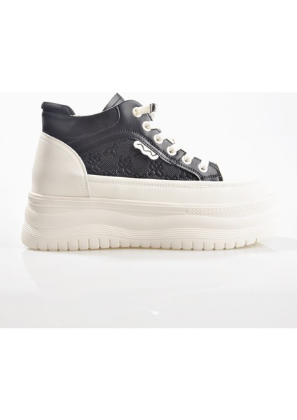 25K313-2 Kadın Gizli Dolgu Topuklu Boğazlı Sneaker