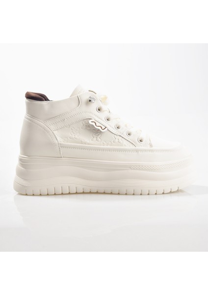 25K313-2 Kadın Gizli Dolgu Topuklu Boğazlı Sneaker