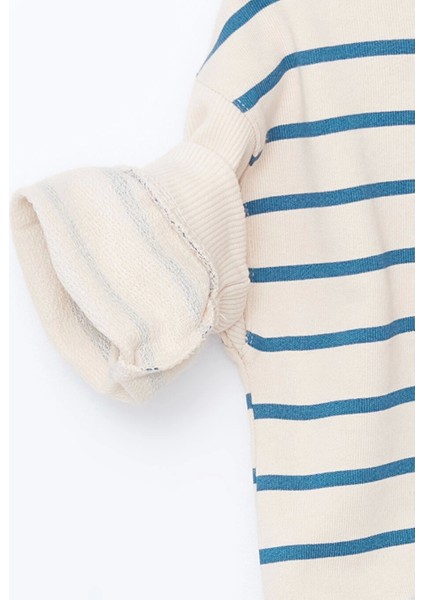 Lcw Baby Ekru Nakışlı Erkek Bebek Sweatshirt ve Pantolon 2'li modelleri