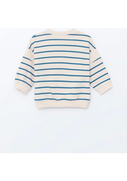 Lcw Baby Ekru Nakışlı Erkek Bebek Sweatshirt ve Pantolon 2'li fırsatları