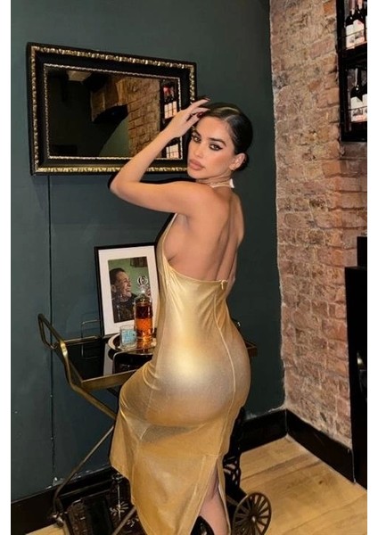 Felicia Sırt Dekolteli Elbise 2583-08 indirimleri