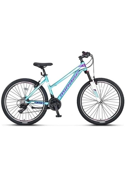 2664 Mırage Bayan Dağ Bisikleti 357H 2d 24 Jant 21 Vites Antrasit Turkuaz