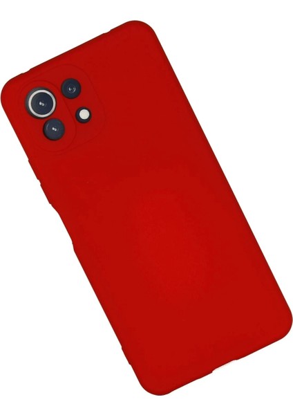 Newface Xiaomi Mi 11 Lite Kılıf Nano Içi Kadife Silikon - Kırmızı fiyatları