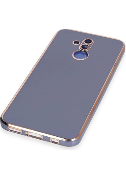 Newface Huawei Mate 20 Lite Kılıf Volet Silikon - Mavi fırsatları