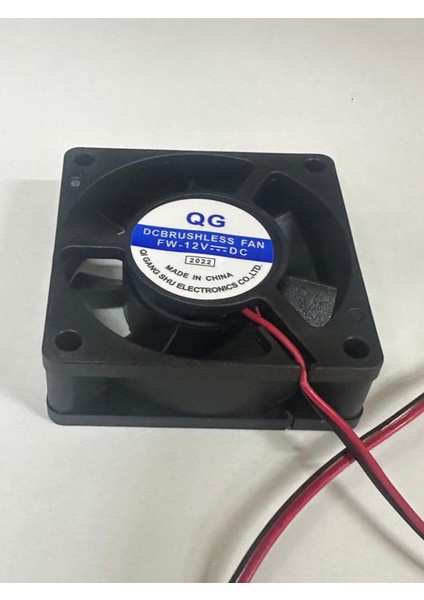 6 cm 12 Volt Fan 12 Volt 6X6X2 cm Fan 25 cm Kablolu