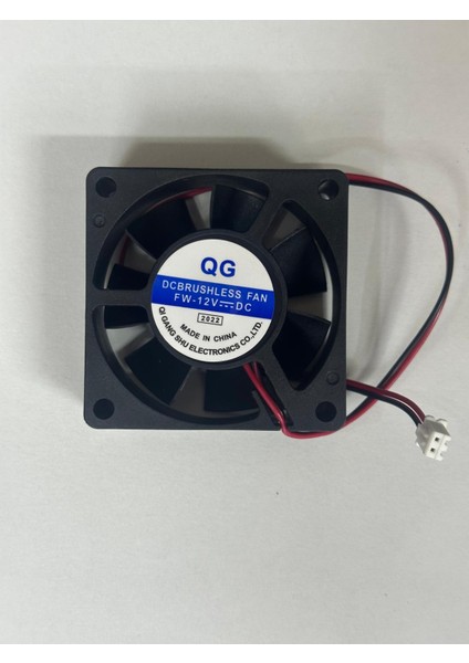 6 cm 12 Volt Fan 12 Volt 6X6X2 cm Fan 25 cm Kablolu modelleri