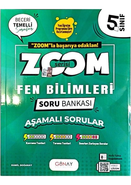 5.sınıf Zoom Fen Bilimleri Soru Bankası-Yeni Müfredat Yeni Baskı-