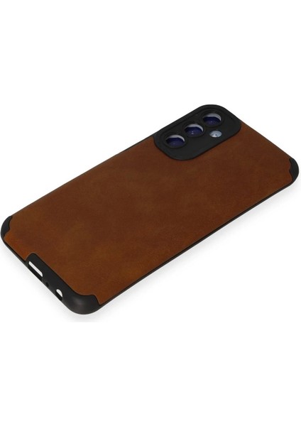 Newface Samsung Galaxy M34 5g Kılıf Loop Deri Silikon - Kahverengi fırsatları