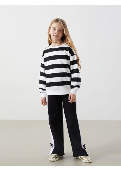 Lcw Kids Siyah Beli Lastikli Kız Çocuk Eşofman Altı fiyatları