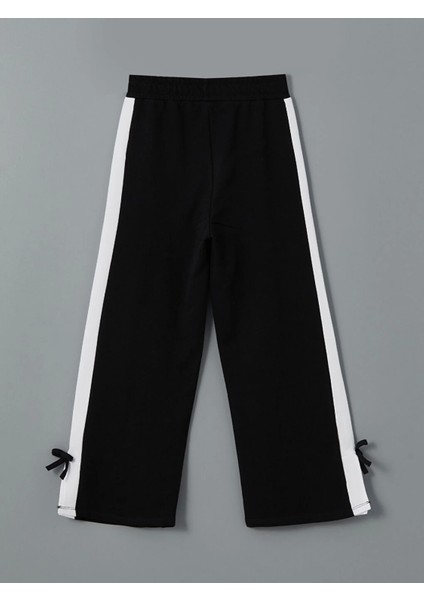 Lcw Kids Siyah Beli Lastikli Kız Çocuk Eşofman Altı fırsatları