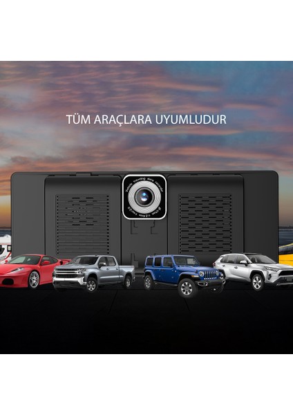 4K 10.2 Inç Carplay Android Auto Uyumlu Çift Kameralı Araç Multimedya Ekran fırsatları