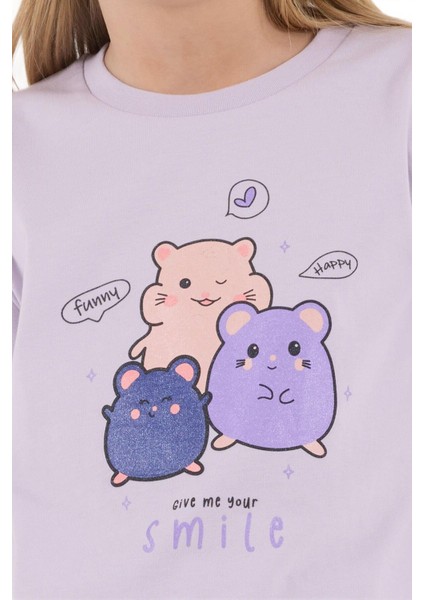 Roly Poly Kız Çocuk Lila Pijama Takımı 3705-2 fırsatları