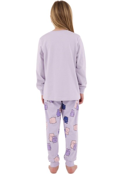 Roly Poly Kız Çocuk Lila Pijama Takımı 3705-2 indirimleri