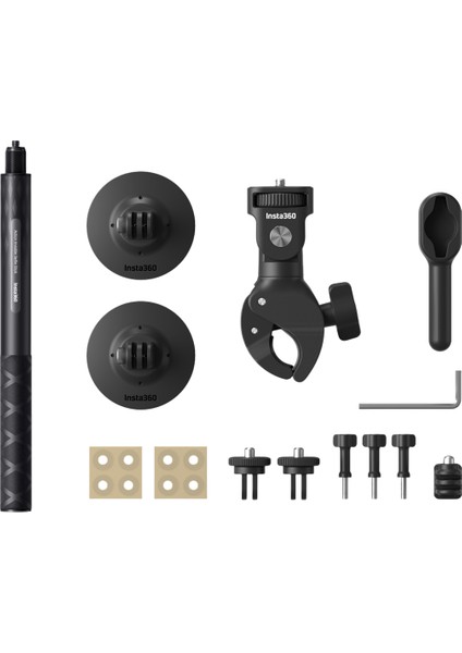 Orijinal INSTA360 Motorcycle Mount Bundle - Aksiyon Kamera Motosiklet Montaj Kiti