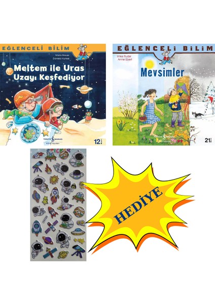 Eğlenceli Bilim Serisi (Meltem ile Uras Uzayı Keşfediyor & Mevsimler) – 2’li Özel Set