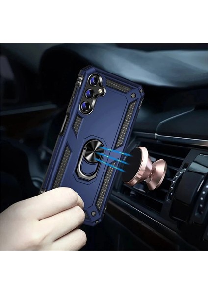 Newface Samsung Galaxy A04S Kılıf Sofya Yüzüklü Silikon Kapak - Yeşil fırsatları