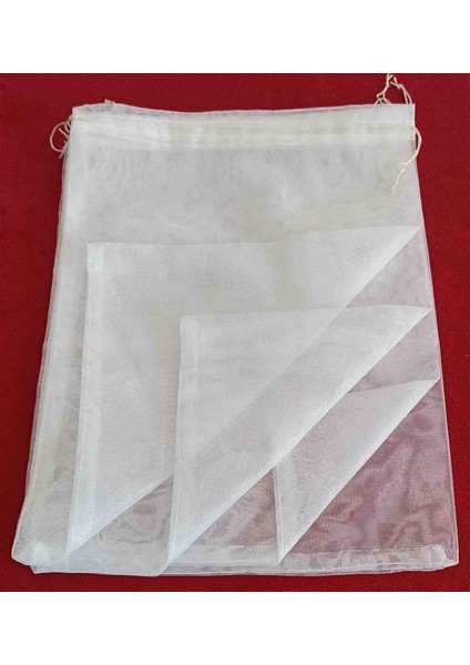 Düz Tül Kese 32*41 cm Ebatında 5 Adet Hediyelik Bohçalık Çeyizlik modelleri