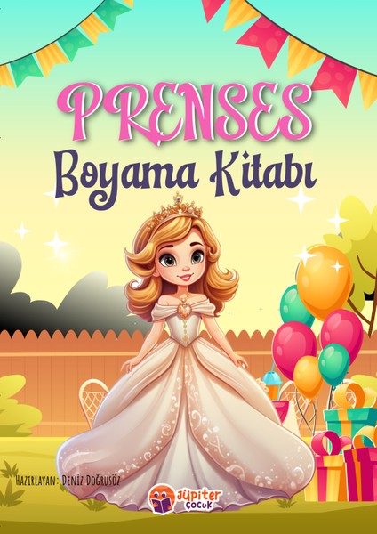 Prenses Boyama Kitabı | 4-7 Yaş Çocuklar Için | 28 Sayfa | Eğitici ve Eğlenceli Kız Çocuk Etkinlik Kitabı | Prenses, Şato ve Masalsı Çizimler