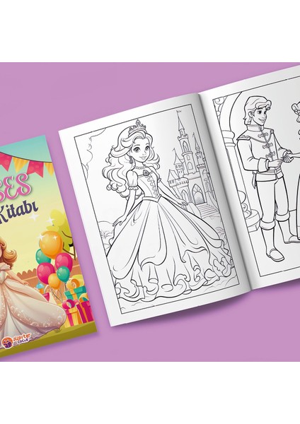 Prenses Boyama Kitabı | 4-7 Yaş Çocuklar Için | 28 Sayfa | Eğitici ve Eğlenceli Kız Çocuk Etkinlik Kitabı | Prenses, Şato ve Masalsı Çizimler fiyatları