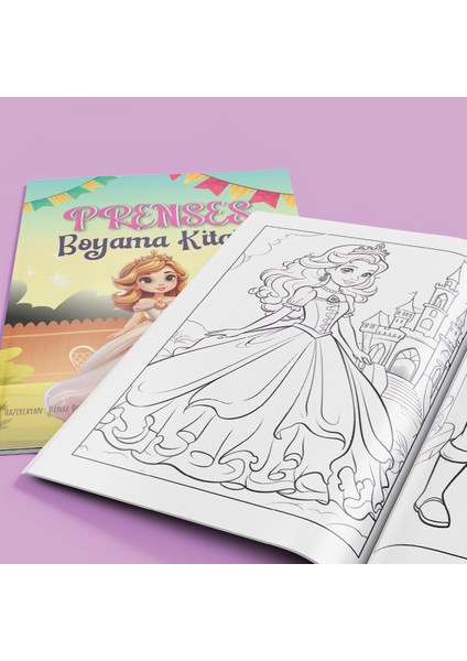 Prenses Boyama Kitabı | 4-7 Yaş Çocuklar Için | 28 Sayfa | Eğitici ve Eğlenceli Kız Çocuk Etkinlik Kitabı | Prenses, Şato ve Masalsı Çizimler fırsatları