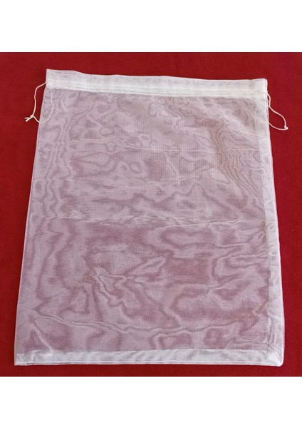 Düz Tül Kese 30*40 cm Ebatında 6 Adettir Hediyelik Bohçalık Çeyizlik