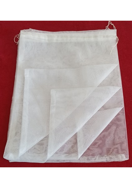 Düz Tül Kese 30*40 cm Ebatında 6 Adettir Hediyelik Bohçalık Çeyizlik fiyatları