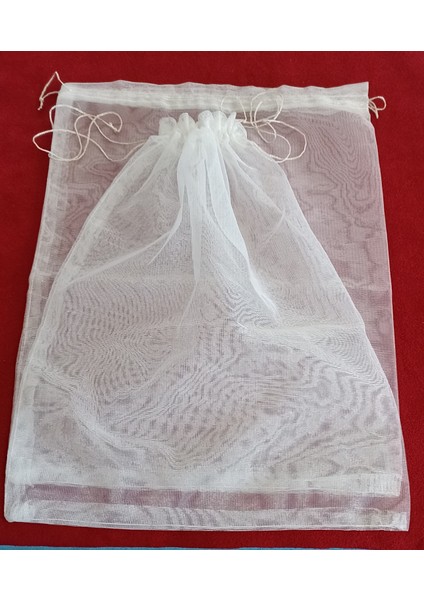 Düz Tül Kese 30*40 cm Ebatında 6 Adettir Hediyelik Bohçalık Çeyizlik fırsatları