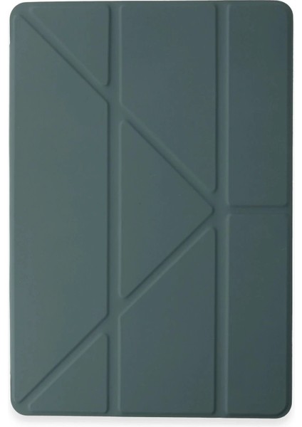 Newface Xiaomi Pad 6 Kılıf Kalemlikli Mars Tablet Kılıfı - Koyu Yeşil