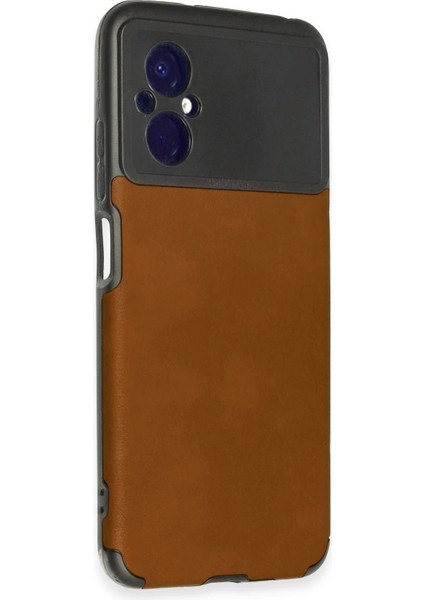 Newface Xiaomi Poco M5 Kılıf Loop Deri Silikon - Kahverengi fiyatları