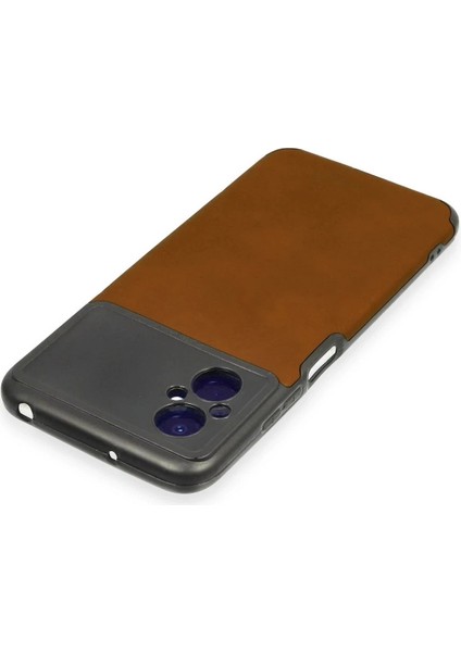 Newface Xiaomi Poco M5 Kılıf Loop Deri Silikon - Kahverengi modelleri