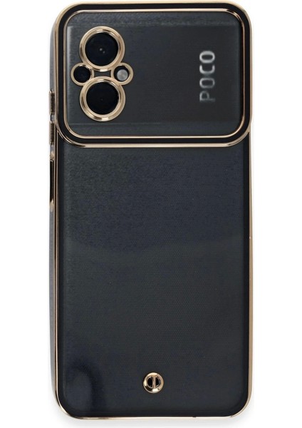 Newface Xiaomi Poco M5 Kılıf Liva Lens Silikon - Siyah fiyatları