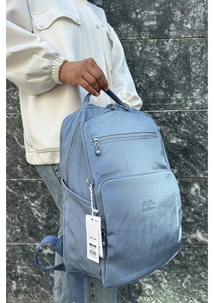 Ithal Klinkır Kumaş Kadın Sırt ve Okul Çantası