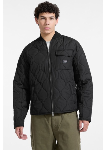 Erkek Guess Jeans Bomber Ceket - Siyah