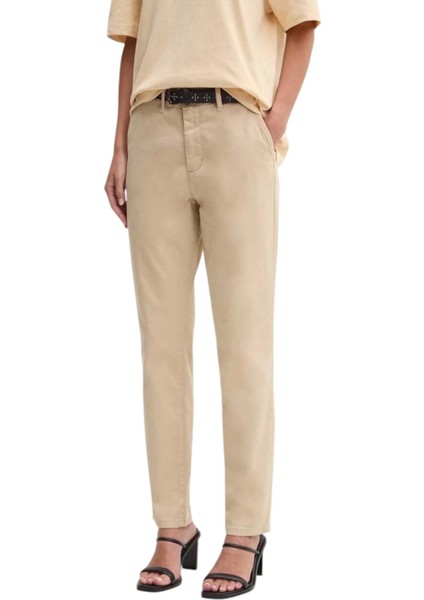 Kadın Gj Slim Fit Pantolon - Bej