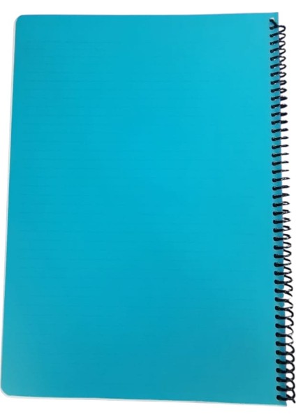 Flex A4 120 Yaprak Çizgili Spiralli Plastik Neon Kapak Defte fiyatları