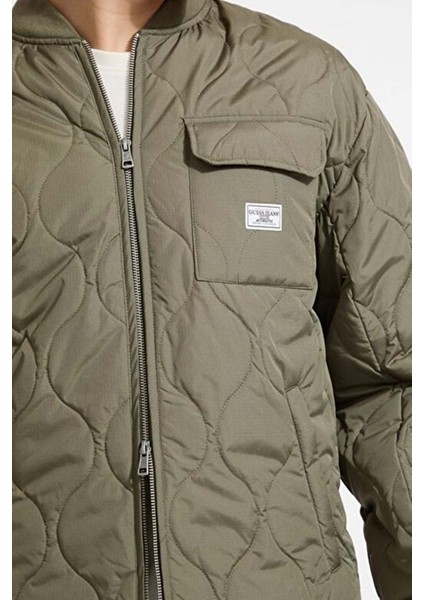 Erkek Bomber Kapitone Ceket - Haki modelleri