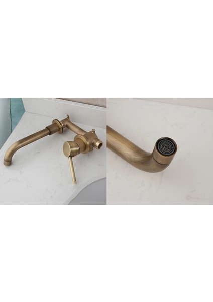 Banyo Lavabo Bataryası Antik Ankastre Set Yeni Sıva Altı Dahil 7 Yıl Garantili İthal fırsatları