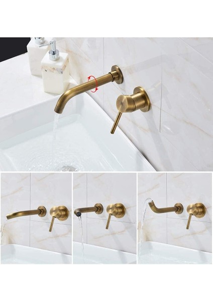 Banyo Lavabo Bataryası Antik Ankastre Set Yeni Sıva Altı Dahil 7 Yıl Garantili İthal